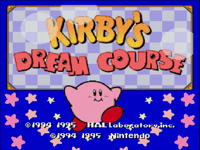 Kirby's Dream Course