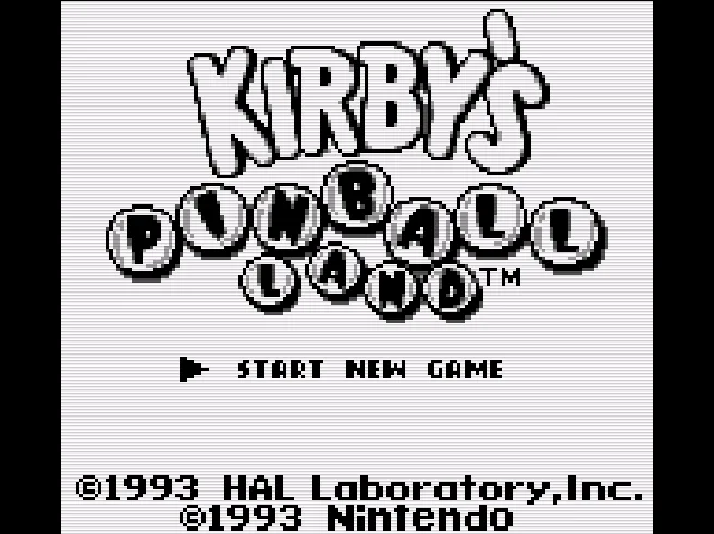 Kirby's Pinball Land