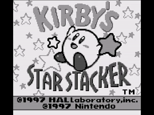 Kirby's Star Stacker