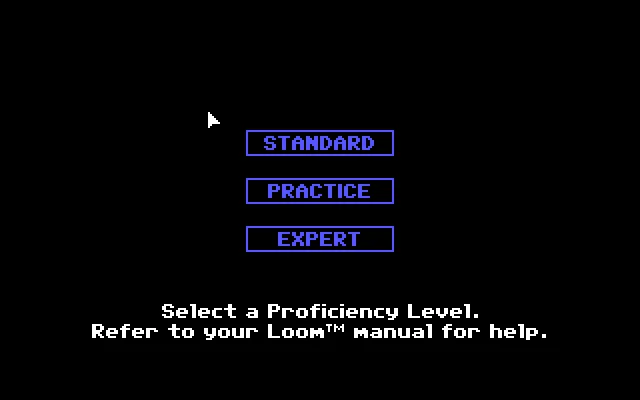 MS-DOS: LOOM (EGA Graphics and SoundBlaster)