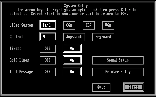 MS-DOS: Mickey's Jigsaw Puzzles (Tandy Machine)