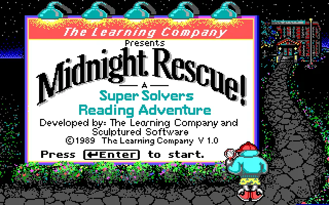 MS-DOS: Midnight Rescue (Tandy Graphics)