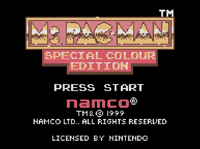 Ms. Pac-Man - Special Colour Edition (SGB Enhanced)