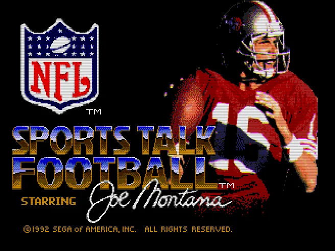 NFL Sports Talk Football '93 Starring Joe Montana