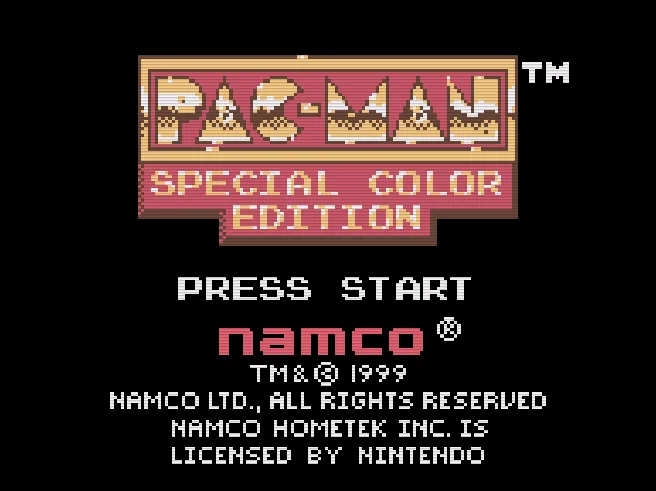 Pac-Man - Special Color Edition (SGB Enhanced)