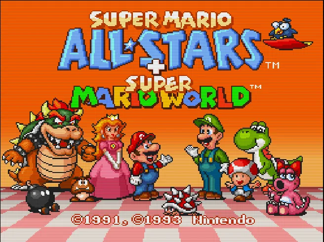 Super Mario All-Stars and Super Mario World