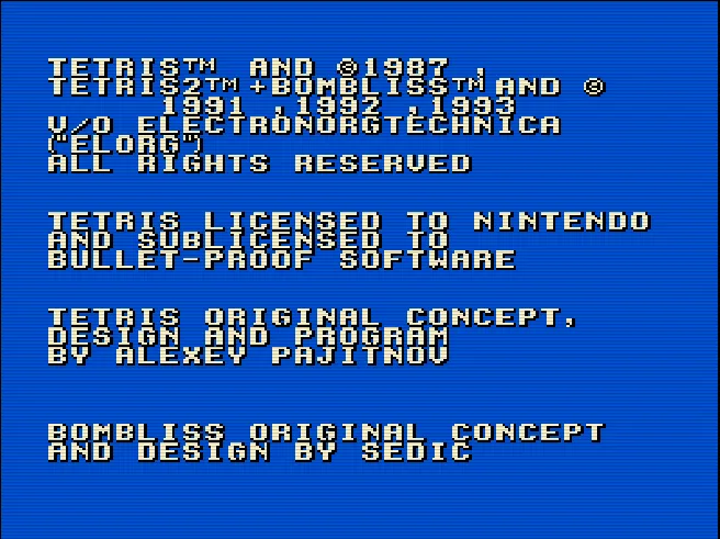 Super Tetris 2 + Bombliss Gentei Ban