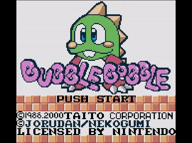 Taito Memorial - Bubble Bobble (SGB Enhanced)